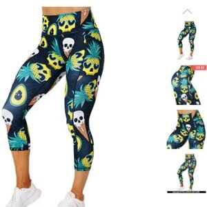 Constantly Varied Gear | CVG | Ice Cream Skulls Leggings | Capri